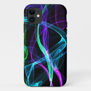 Capa Para iPhone 11 Neon Abstrato