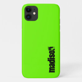 Capa Para iPhone 11 Neon Fluorescente Verde