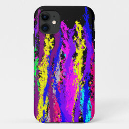 Capa Para iPhone 11 Neon Paint Splatter