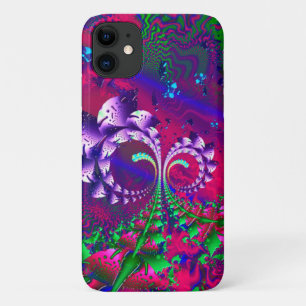 Capa Para iPhone 11 Nerdberry Psychedelic Fractal