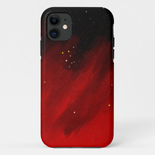 Capa Para iPhone 11 Névoa vermelha do espaço