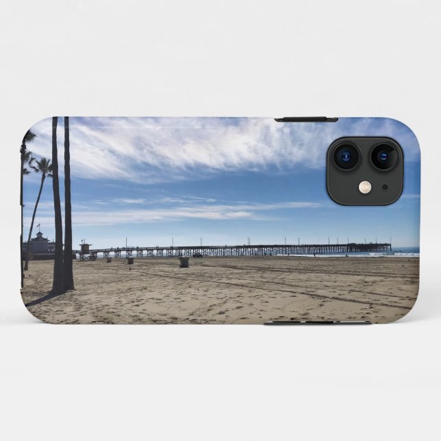 Capa Para iPhone 11 Newport Pier, Newport Beach, Califórnia (Verso (horizontal))