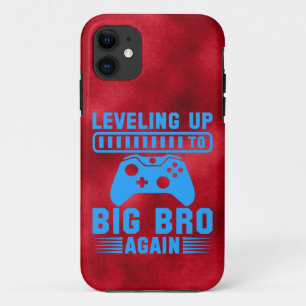 Capa Para iPhone 11 Nivelando para o Big Bro Novamente Vermelho e Azul