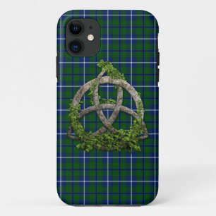 Capa Para iPhone 11 Nó da trindade e Tartan celtas de Douglas do clã