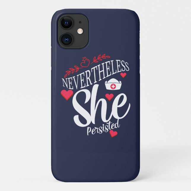 Capa Para iPhone 11 No Entanto, Ela Persiste (Verso)