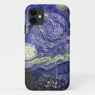 Capa Para iPhone 11 Noite Estrelada, Vincent van Gogh