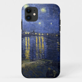 Capa Para iPhone 11 Noite estrelado sobre o Rhone por Van Gogh