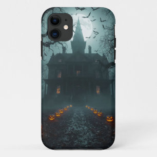 Capa Para iPhone 11 Noite Spooky com Jack-o-Lanternas