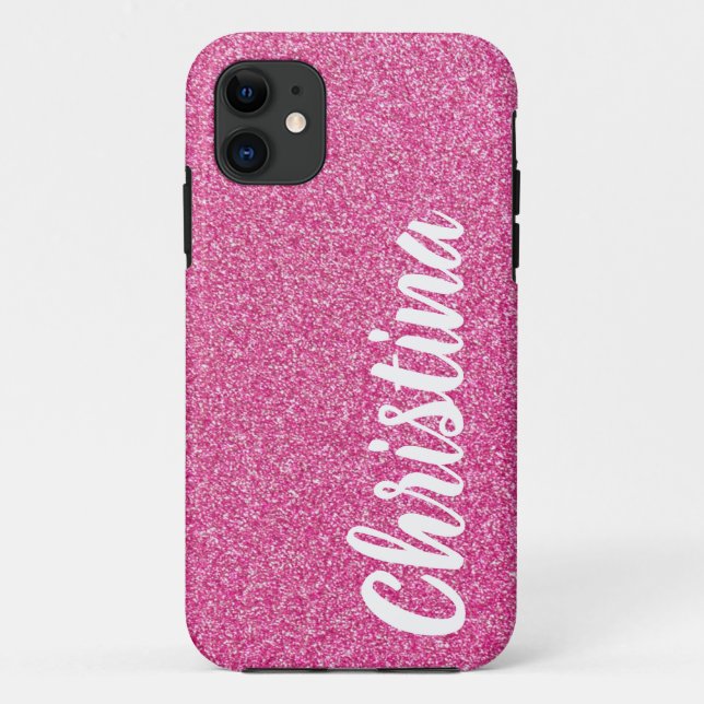 Capa Para iPhone 11 Nome da Lista Rosa Girassol Personalizado (Verso)