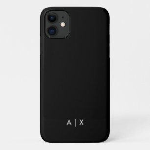 Capa Para iPhone 11 Nome de casal monogramado simples