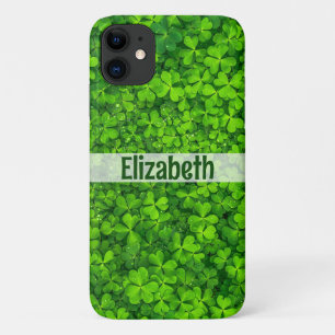 Capa Para iPhone 11 Nome do Adicionar do Shamrock Personalizado