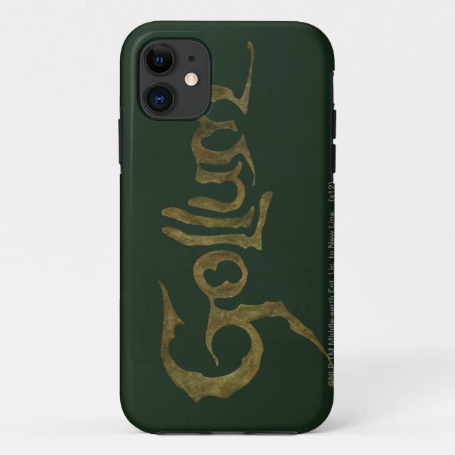 Capa Para iPhone 11 Nome GOLLUM™ - Texturizado (Verso)