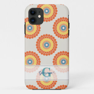 Capa Para iPhone 11 Nome Personalizado Aegean Summer Radiant Dot Manda
