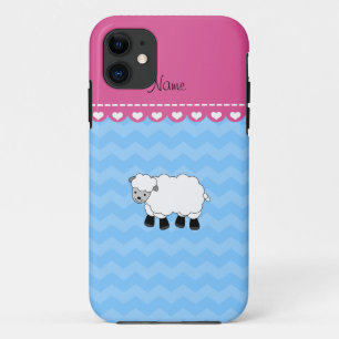 Capa Para iPhone 11 Nome personalizado cavaleiros azuis pastel