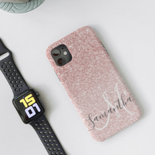 Capa Para iPhone 11 Nome Personalizado da Lista de Estilos Rosa Modern