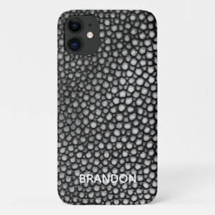 Capa Para iPhone 11 Nome Personalizado do Impressão de Preto da Pele d