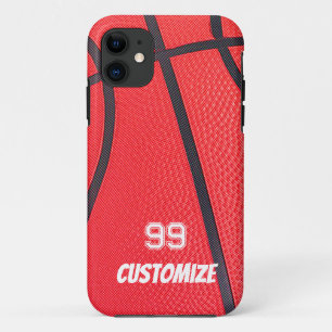 Capa Para iPhone 11 Nome Personalizado E Basquete De Número