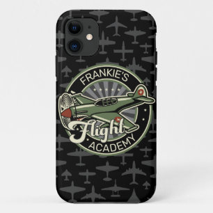 Capa Para iPhone 11 NOME Personalizado Plano de Guerra Militar da 2ª G