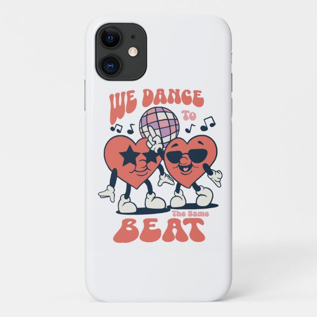 Capa Para iPhone 11 nós dançamos no mesmo ritmo (Verso)