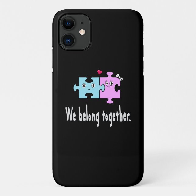 Capa Para iPhone 11 Nós pertencemos juntos (Verso)