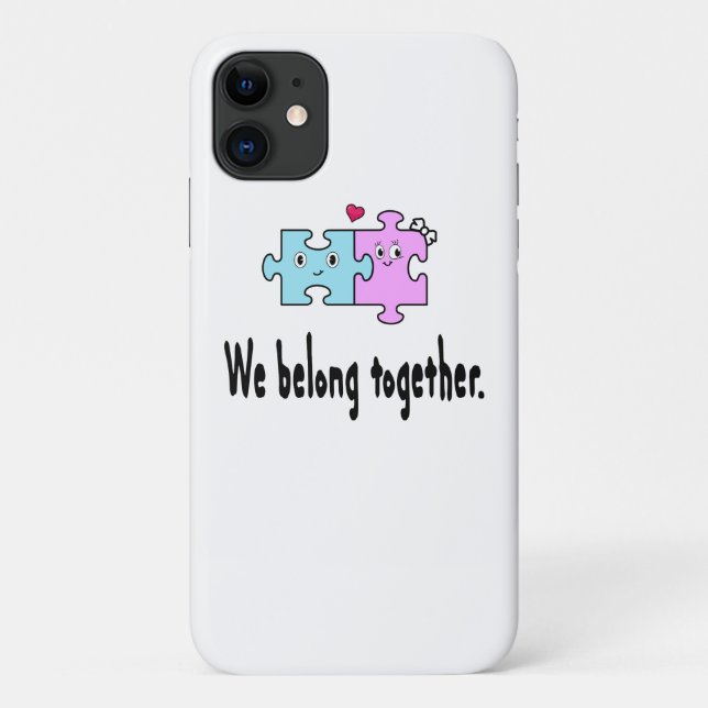 Capa Para iPhone 11 Nós pertencemos juntos (Verso)