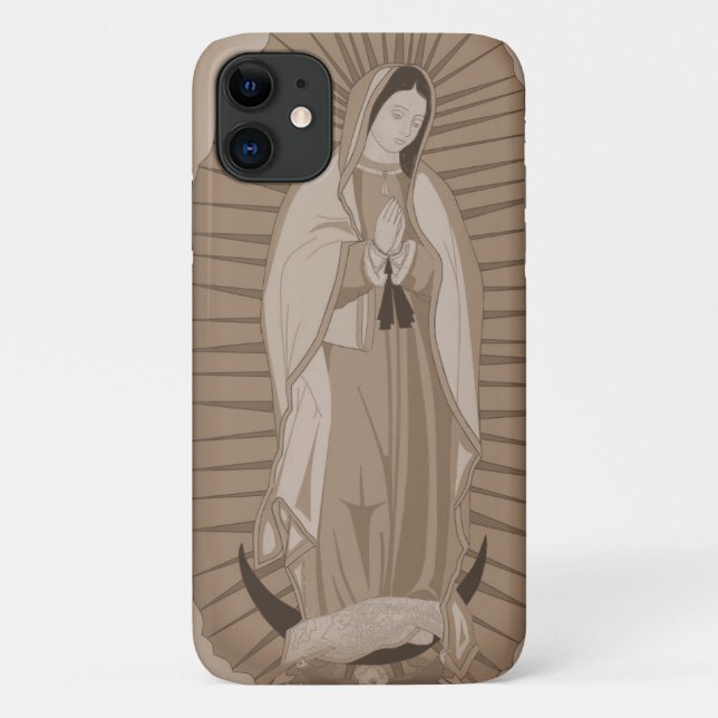 Capa Para iPhone 11 nossa dama de guadalupe (Verso)