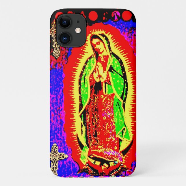 Capa Para iPhone 11 Nossa Senhora da guadalupe (Verso)