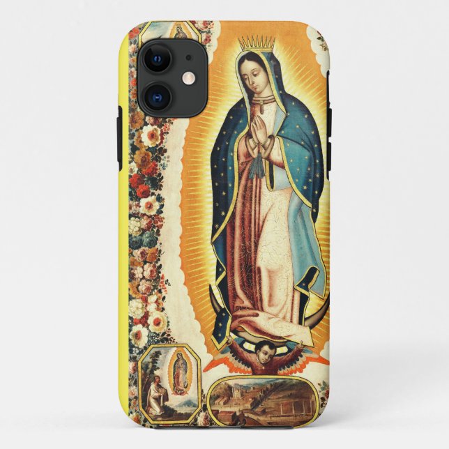 Capa Para iPhone 11 Nossa Senhora de Guadalupe (Verso)