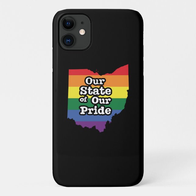 Capa Para iPhone 11 Nosso Estado de Orgulho| Ohio (Verso)
