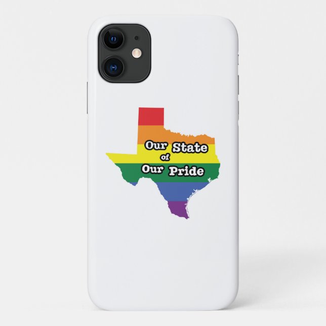 Capa Para iPhone 11 Nosso Estado de Orgulho| Texas (Verso)