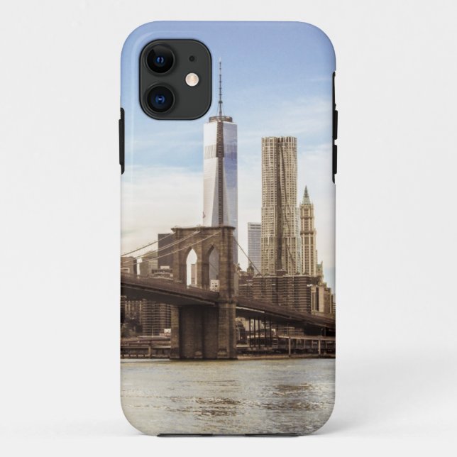 Capa Para iPhone 11 Nova Iorque Brooklyn bridge (Verso)