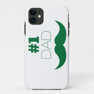 Capa Para iPhone 11 Número 1 - bigode verde Pai - Número um