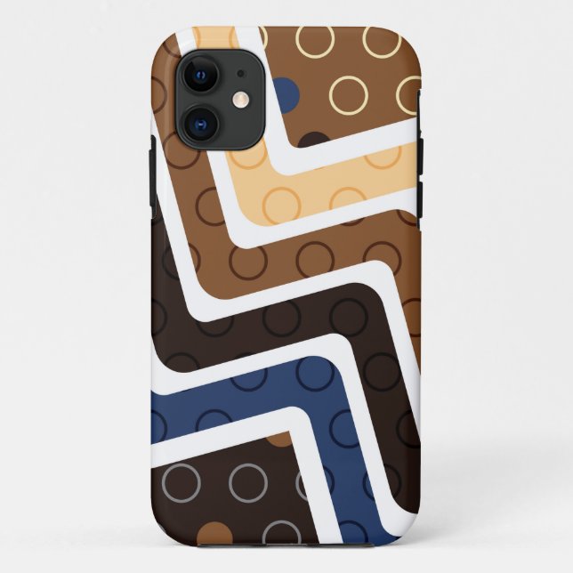 Capa Para iPhone 11 Números Geométricos 2 (Verso)