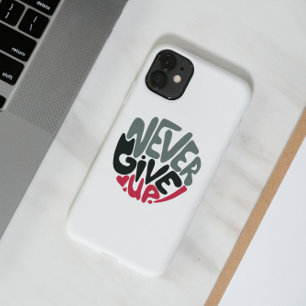 Capa Para iPhone 11 Nunca desista - Uplifting Inspiring White