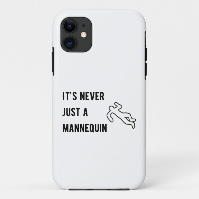 Capa Para iPhone 11 Nunca é um manequim (Verso)