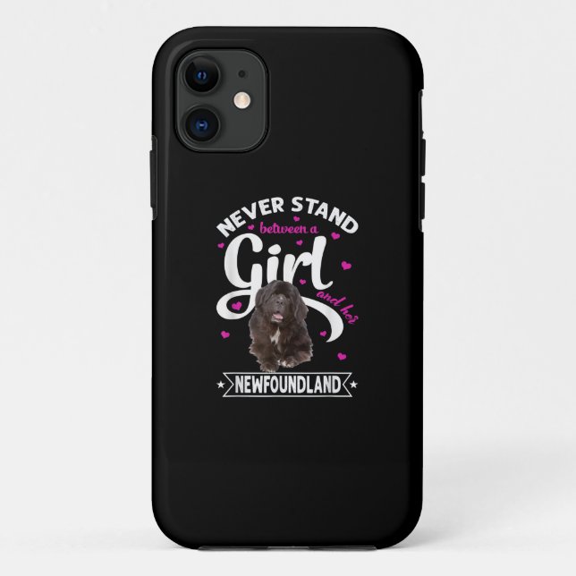 Capa Para iPhone 11 Nunca fique entre uma garota e sua terra nova (Verso)