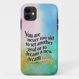 Capa Para iPhone 11 Nunca muito velho para sonhar