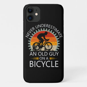 Capa Para iPhone 11 Nunca Subestime Um Velho Num Bicicleta