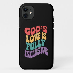 Capa Para iPhone 11 O Amor de Deus é Totalmente Inclusivo Cristão Jesu