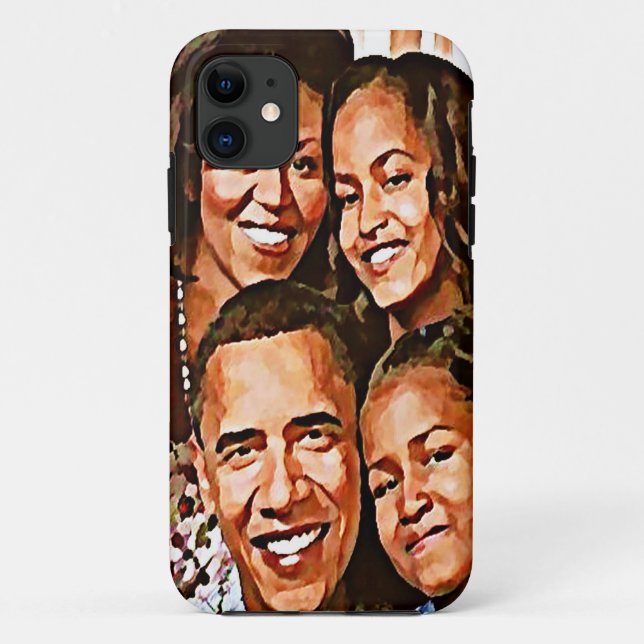 Capa Para iPhone 11 O Amor de Obama_ (Verso)