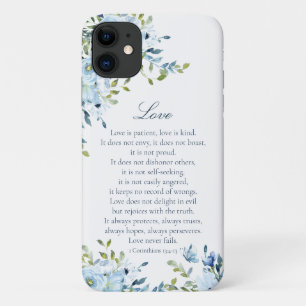 Capa Para iPhone 11 O amor é a Watercolor do Paciente