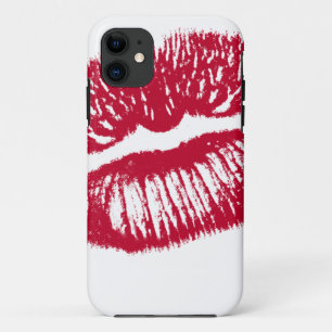 Capa Para iPhone 11 O Beijo, Lábios Vermelhos