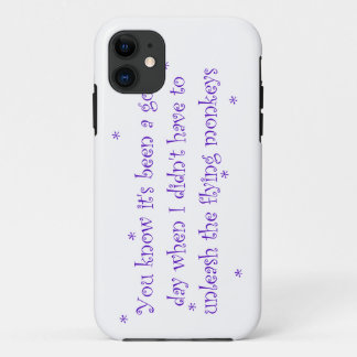Capa Para iPhone 11 O bom dia sem voar monkeys o caso do iPhone 5