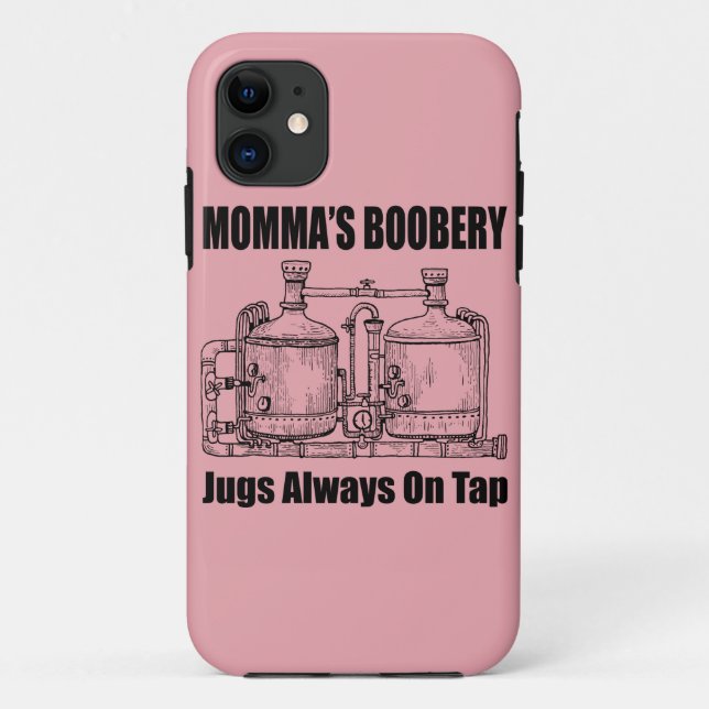 Capa Para iPhone 11 O "Boobery Jugs" da mamã sempre na torneira (Verso)