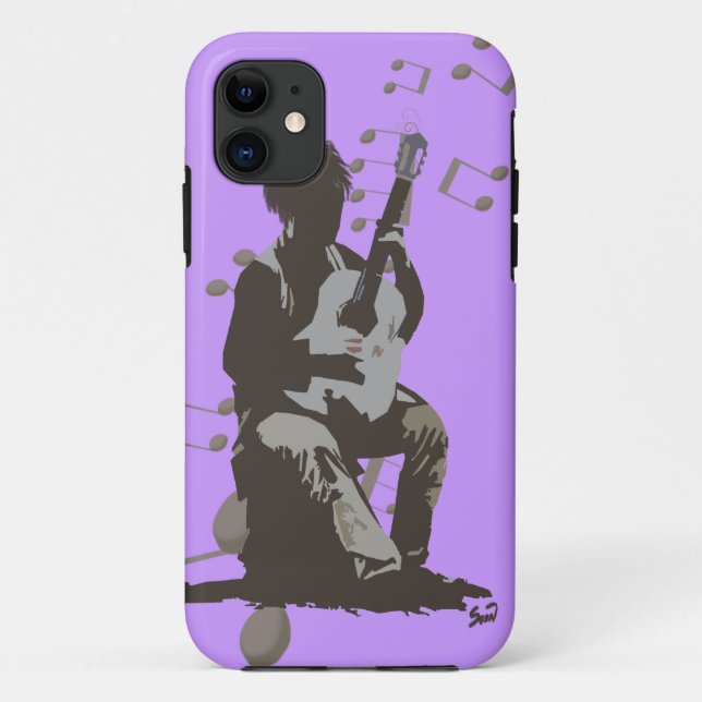 Capa Para iPhone 11 O caso do músico (Verso)