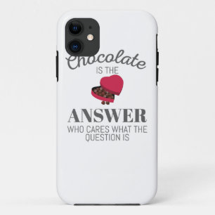 Capa Para iPhone 11 O Chocolate Com Pó De Pó É A Resposta