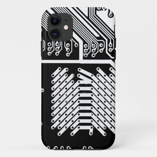 Capa Para iPhone 11 O conselho de circuito branco oh meu! (Verso)