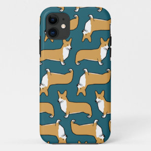 Capa Para iPhone 11 O Corgi de Galês do Pembroke persegue o teste