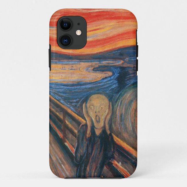 Capa Para iPhone 11 O exemplo da arte do gritar (Verso)