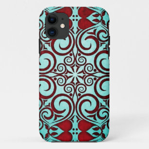 Capa Para iPhone 11 O fim tribal acima do damasco desvaneceu-se